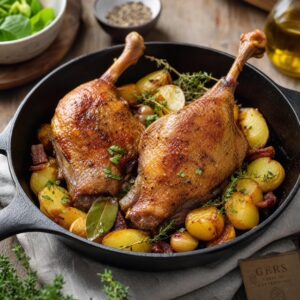 Confit pomme de terre