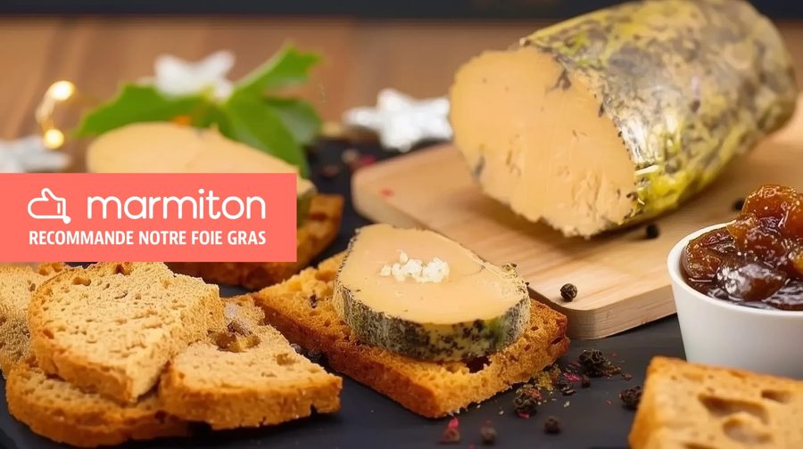 Marmiton recommande notre foie gras
