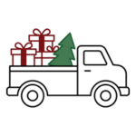 Pictogramme de Noël, livraison